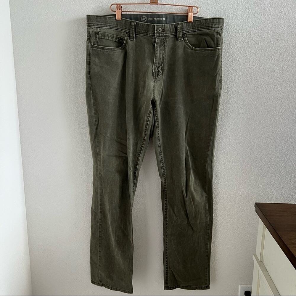 Weatherproof Men’s Utility Pants Military Green Work Pants 36X32